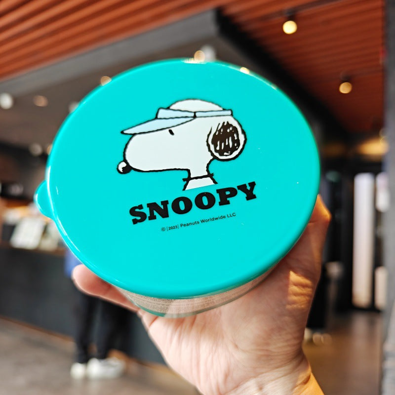 Cute Snoopy Round Fresh-Keeping Box Set