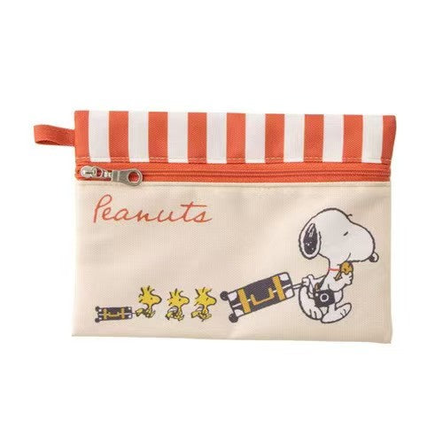 Vintage Travel Style Snoopy 3-Piece Storage Bag Set